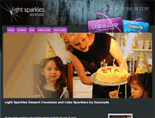 Tablet Screenshot of lightsparkles.com